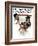 "First Haircut" Saturday Evening Post Cover, August 10,1918-Norman Rockwell-Framed Giclee Print