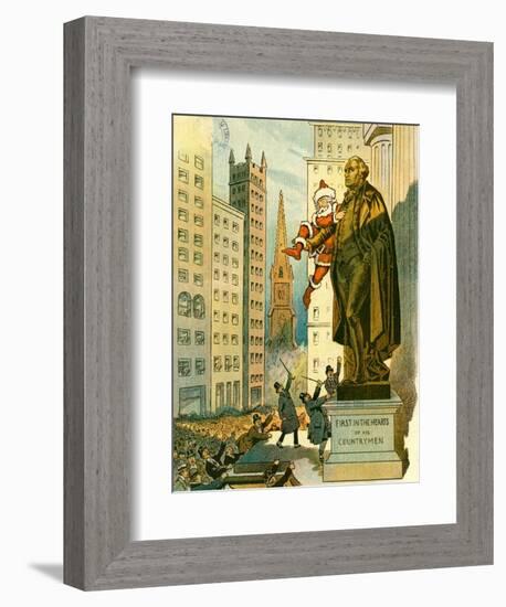 First in the Hearts of His Countrymen-null-Framed Art Print