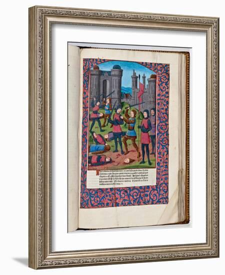 First Jewish-Roman War in Jerusalem, 70 AD-French School-Framed Giclee Print