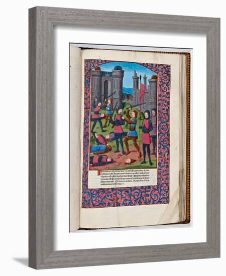 First Jewish-Roman War in Jerusalem, 70 AD-French School-Framed Giclee Print