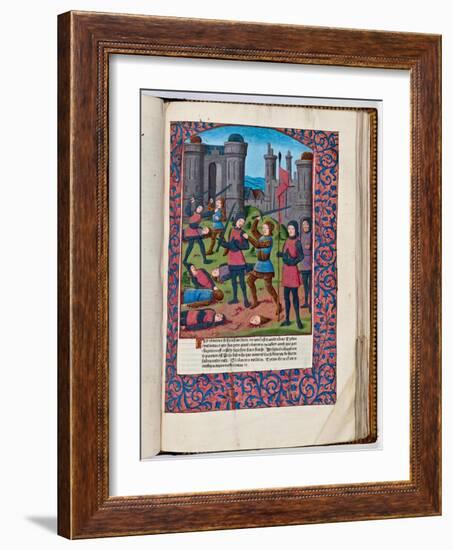 First Jewish-Roman War in Jerusalem, 70 AD-French School-Framed Giclee Print