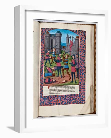 First Jewish-Roman War in Jerusalem, 70 AD-French School-Framed Giclee Print