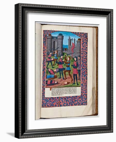 First Jewish-Roman War in Jerusalem, 70 AD-French School-Framed Giclee Print