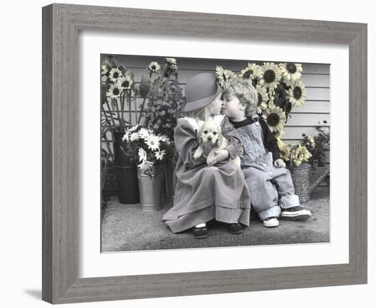 First Kiss-Gail Goodwin-Framed Giclee Print