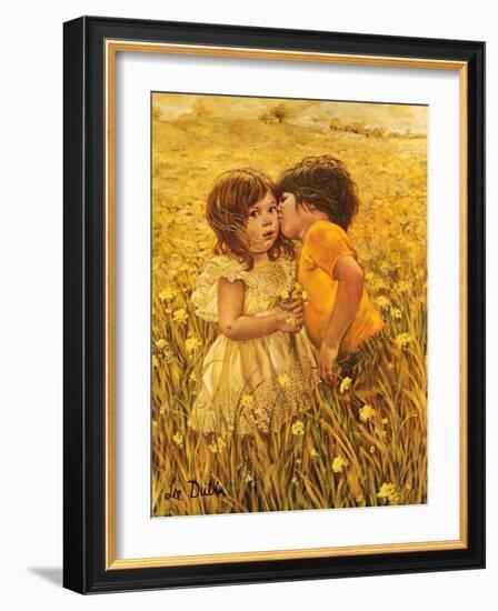 First Kiss-Lee Dubin-Framed Giclee Print