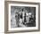 First Lady Eleanor Roosevelt Visits a Camp Tera for Unemployed Women Near Bear Mountain, NY-null-Framed Photo