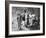 First Lady Eleanor Roosevelt Visits a Camp Tera for Unemployed Women Near Bear Mountain, NY-null-Framed Photo