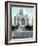 First Lady Jackie Kennedy Standing by Reflecting Pool in Front of Taj Mahal During Visit to India-Art Rickerby-Framed Photographic Print