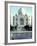 First Lady Jackie Kennedy Standing by Reflecting Pool in Front of Taj Mahal During Visit to India-Art Rickerby-Framed Photographic Print