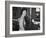 First Lady Jackie Kennedy Supervising Workman in Room at the White House-Ed Clark-Framed Photographic Print