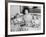 First Lady Jacqueline Kennedy with American Heart Association Heart Fund Twins-null-Framed Photo