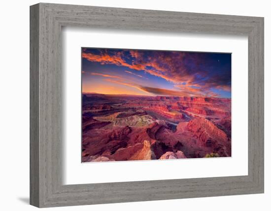 First Light at Dead Horse Canyon-Dean Fikar-Framed Photographic Print