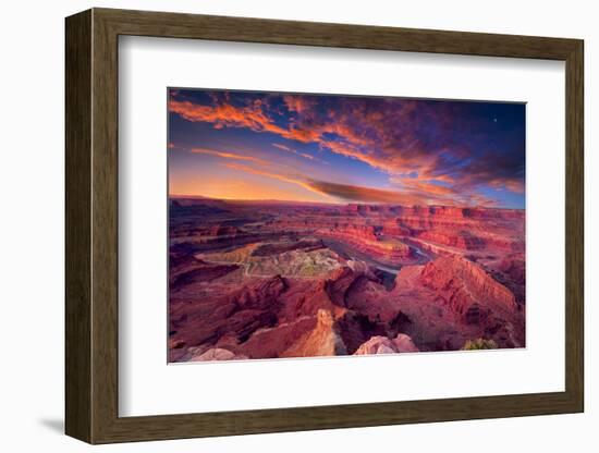 First Light at Dead Horse Canyon-Dean Fikar-Framed Photographic Print