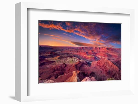 First Light at Dead Horse Canyon-Dean Fikar-Framed Photographic Print