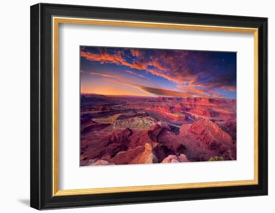 First Light at Dead Horse Canyon-Dean Fikar-Framed Photographic Print