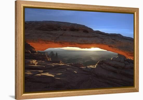 First Light On Mesa Arch, Canyonlands, Utah-Steve Gadomski-Framed Premier Image Canvas