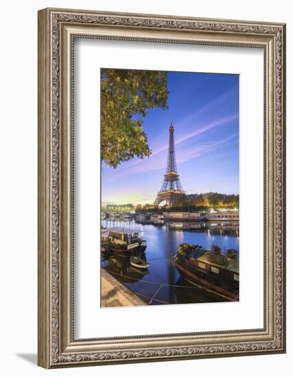 First light on Paris-Philippe Manguin-Framed Photographic Print