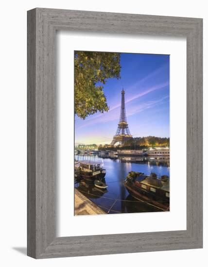 First light on Paris-Philippe Manguin-Framed Photographic Print