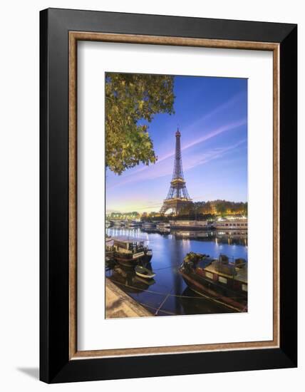 First light on Paris-Philippe Manguin-Framed Photographic Print