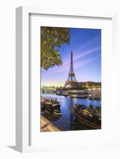 First light on Paris-Philippe Manguin-Framed Photographic Print