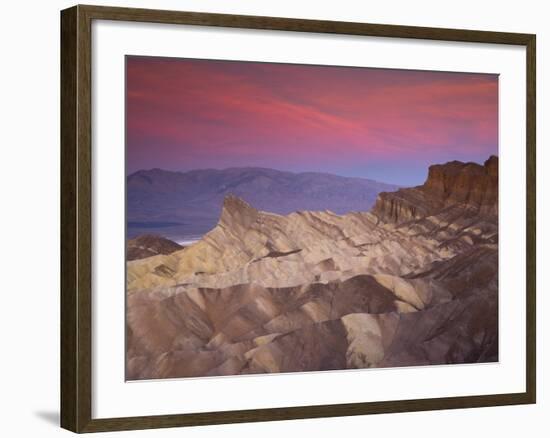 First Light on Zabriskie Point, Death Valley National Park, California, USA-Darrell Gulin-Framed Photographic Print