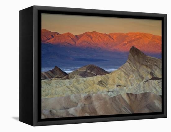 First Light on Zabriskie Point, Death Valley National Park, California, USA-Darrell Gulin-Framed Premier Image Canvas