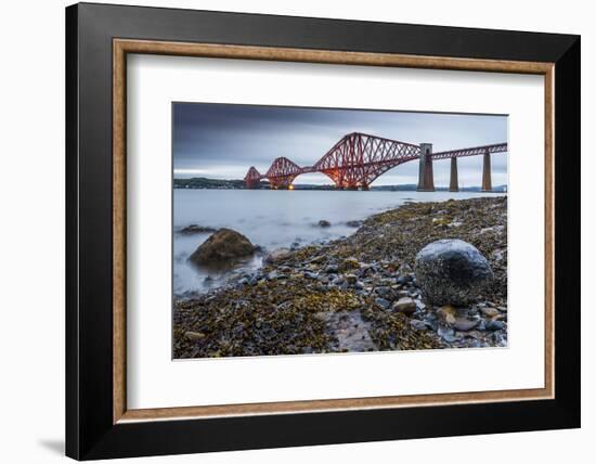 First Light over the Forth Rail Bridge, UNESCO World Heritage Site, and the Firth of Forth-Andrew Sproule-Framed Photographic Print