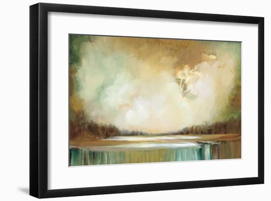 First Light-Cat Tesla-Framed Giclee Print