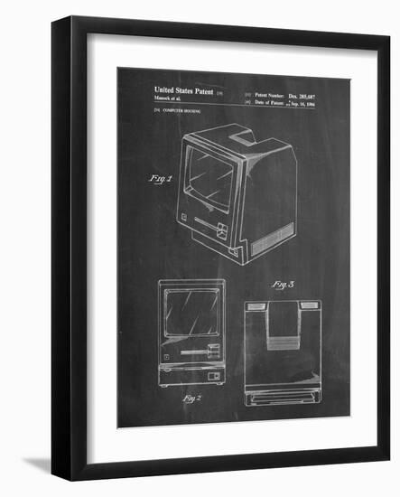 First Macintosh Computer-Cole Borders-Framed Art Print