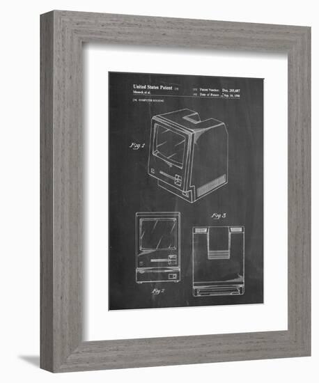 First Macintosh Computer-Cole Borders-Framed Premium Giclee Print