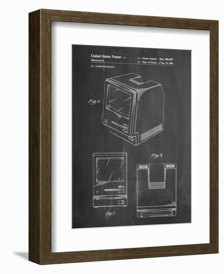 First Macintosh Computer-Cole Borders-Framed Premium Giclee Print