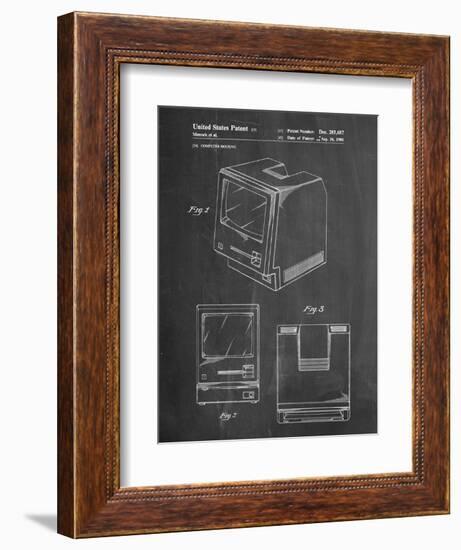 First Macintosh Computer-Cole Borders-Framed Premium Giclee Print