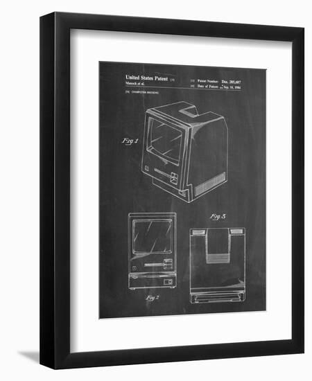 First Macintosh Computer-Cole Borders-Framed Premium Giclee Print