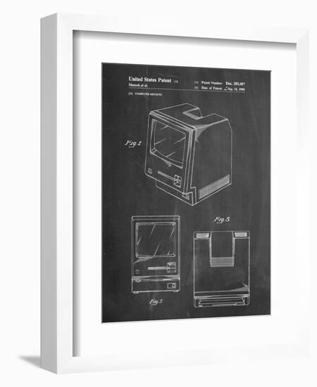 First Macintosh Computer-Cole Borders-Framed Premium Giclee Print