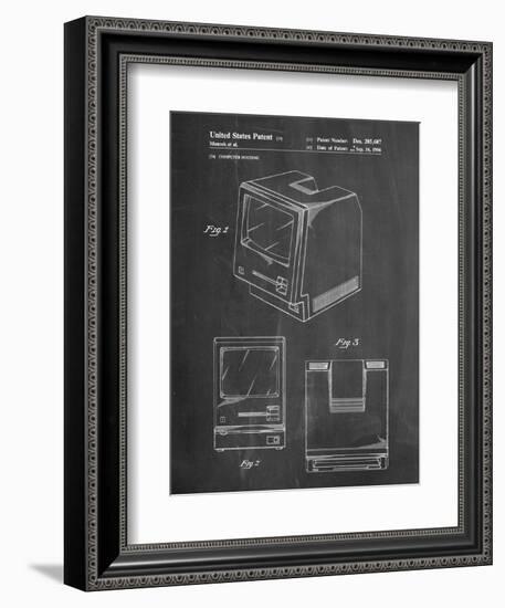 First Macintosh Computer-Cole Borders-Framed Premium Giclee Print