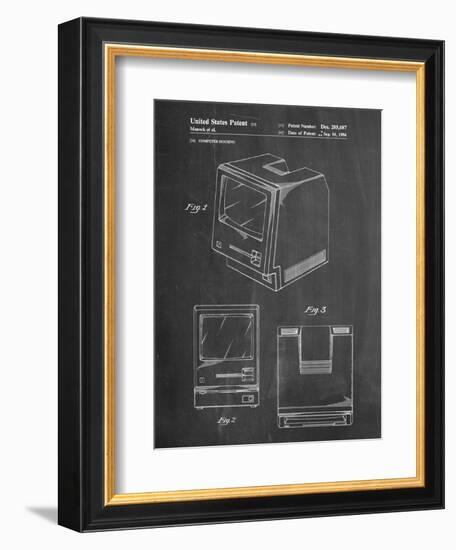 First Macintosh Computer-Cole Borders-Framed Premium Giclee Print