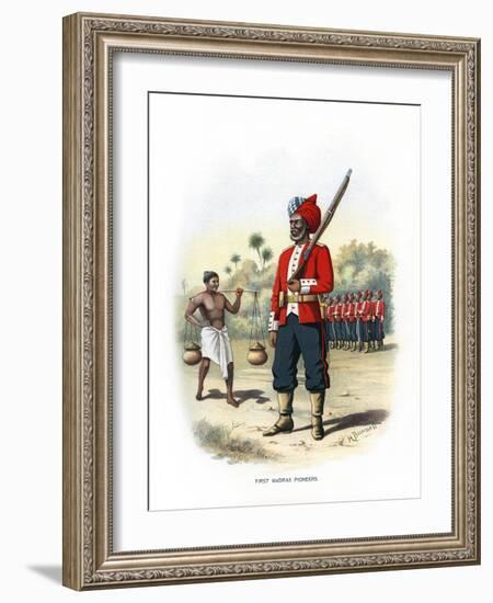 First Madras Pioneers, C1890-H Bunnett-Framed Giclee Print