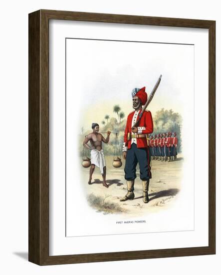 First Madras Pioneers, C1890-H Bunnett-Framed Giclee Print