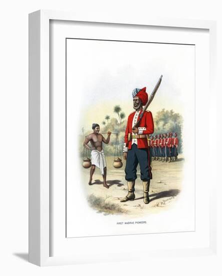 First Madras Pioneers, C1890-H Bunnett-Framed Giclee Print