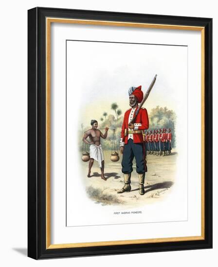 First Madras Pioneers, C1890-H Bunnett-Framed Giclee Print