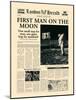 First Man on the Moon-The Vintage Collection-Mounted Art Print