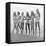 First Miss Universe Contest Contestants Wearing Bathing Suits, Long Beach, CA, 1952-George Silk-Framed Premier Image Canvas