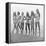 First Miss Universe Contest Contestants Wearing Bathing Suits, Long Beach, CA, 1952-George Silk-Framed Premier Image Canvas