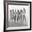 First Miss Universe Contest Contestants Wearing Bathing Suits, Long Beach, CA, 1952-George Silk-Framed Photographic Print