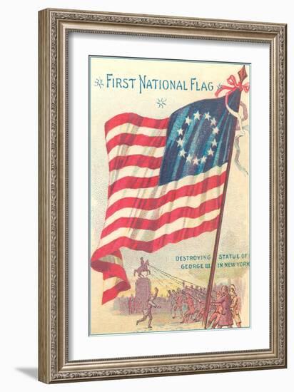 First National Flag-null-Framed Art Print