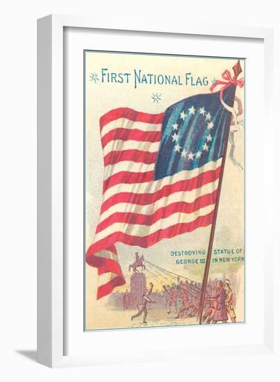 First National Flag-null-Framed Art Print