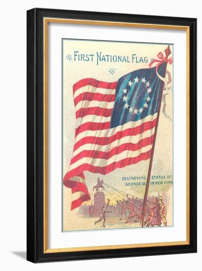 First National Flag-null-Framed Art Print