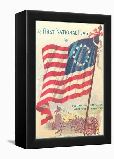 First National Flag-null-Framed Stretched Canvas