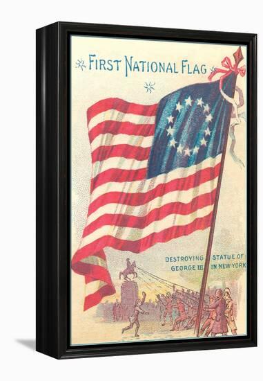 First National Flag-null-Framed Stretched Canvas