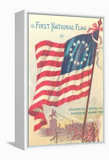 First National Flag-null-Framed Stretched Canvas